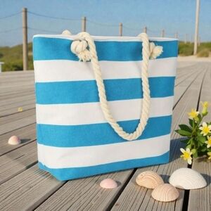 Nautical Striped Tote Bag NWT